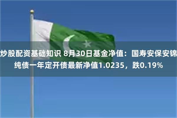 炒股配资基础知识 8月30日基金净值：国寿安保安锦纯债一年定开债最新净值1.0235，跌0.19%